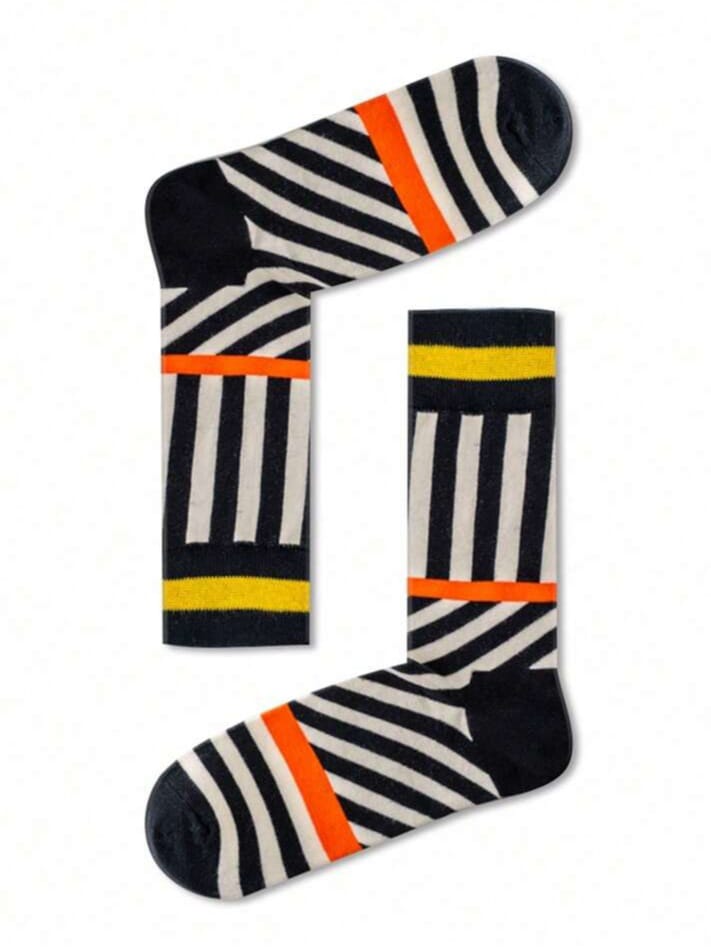 THEPAIR Vertical Stripe Mid-Calf All Season Socks